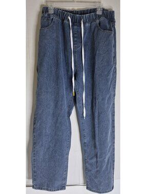 Unbranded Pull-On Casual Denim Drawstring Jeans Men's Size M